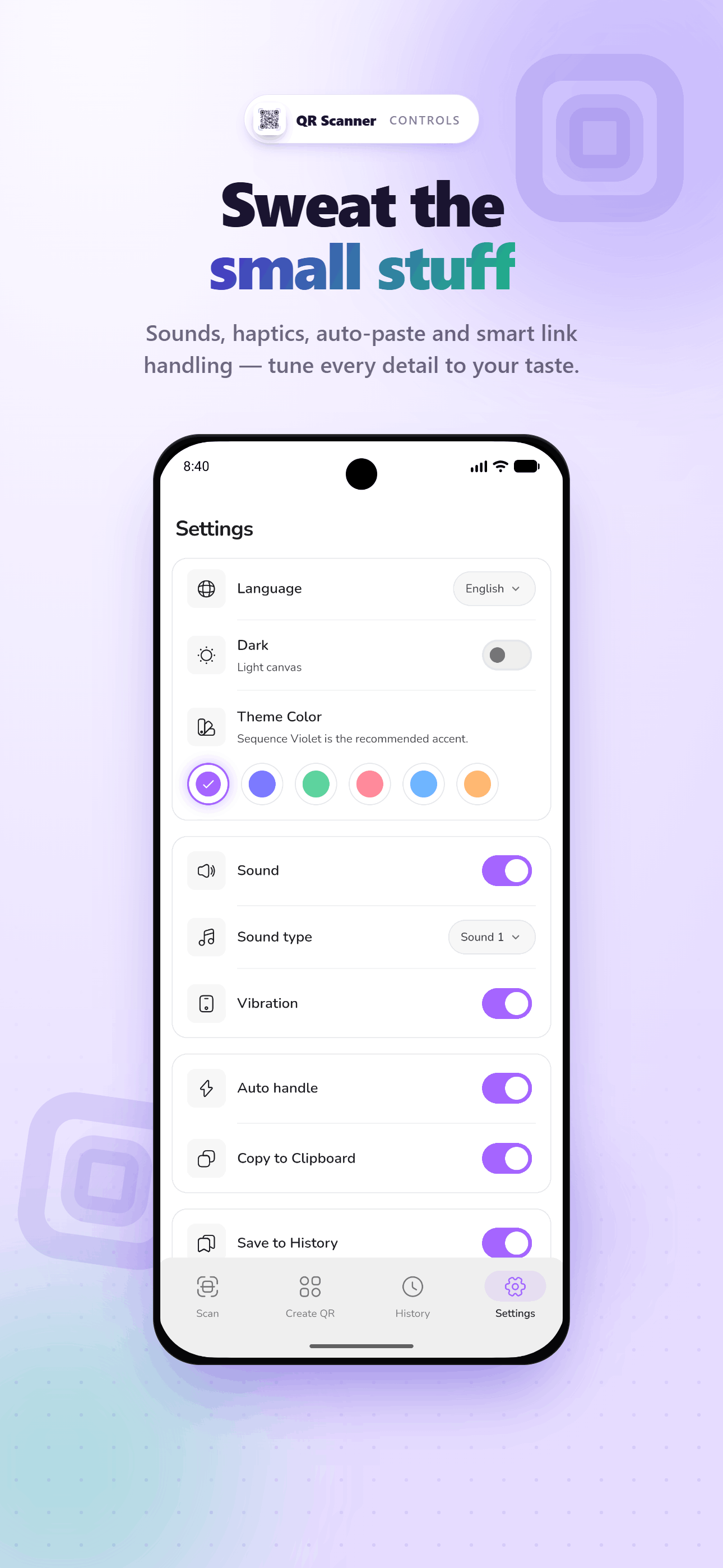 Settings Screen